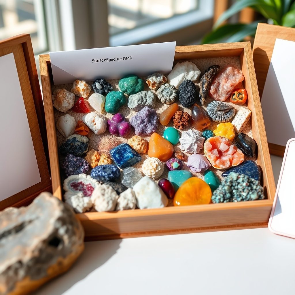 Various pebble packs for plant care