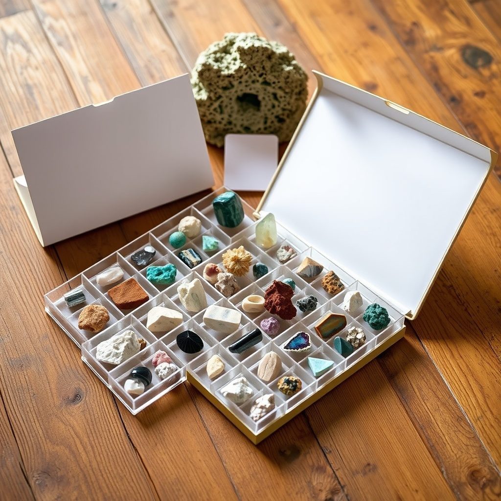 Mineral specimen display boxes available