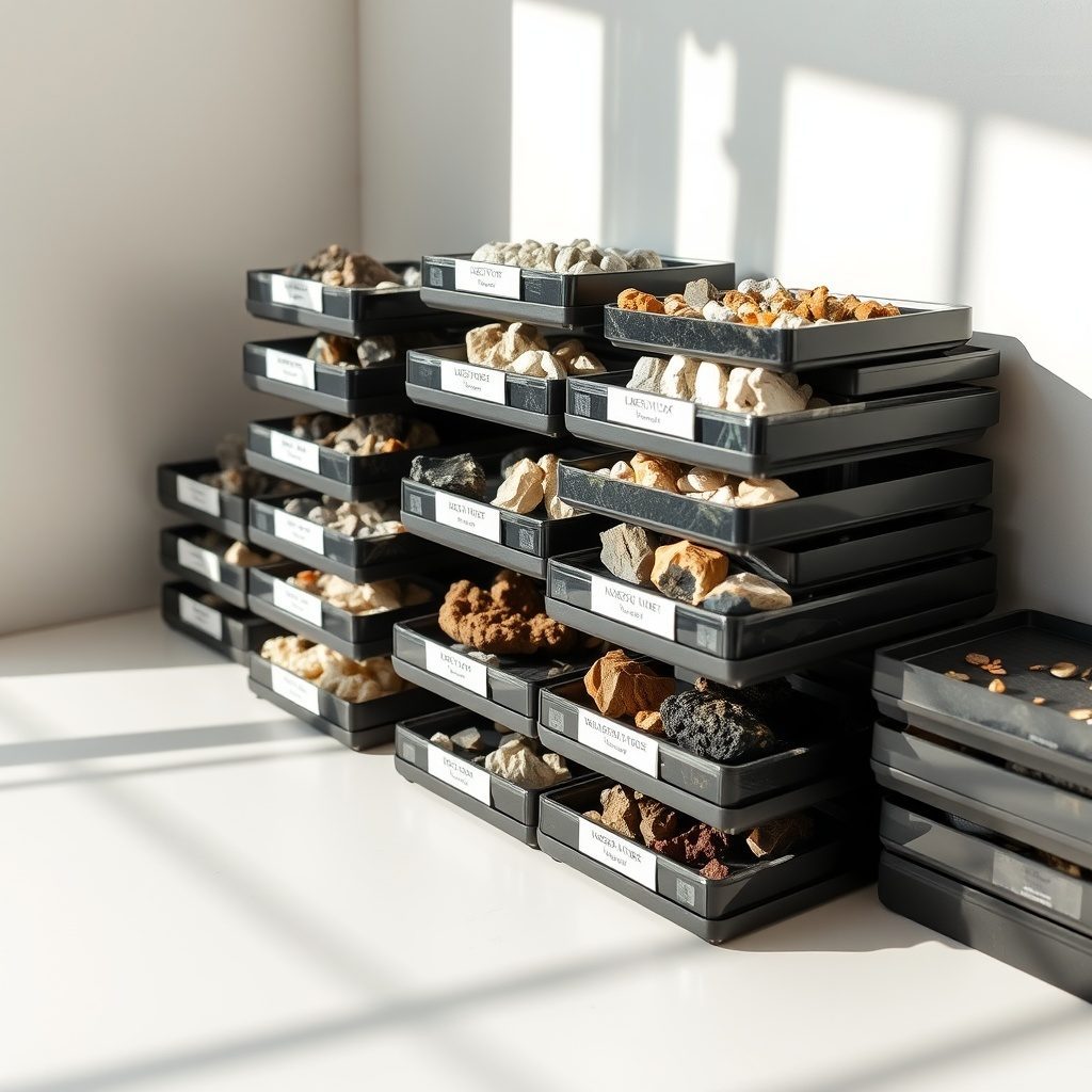 Mineral display solutions